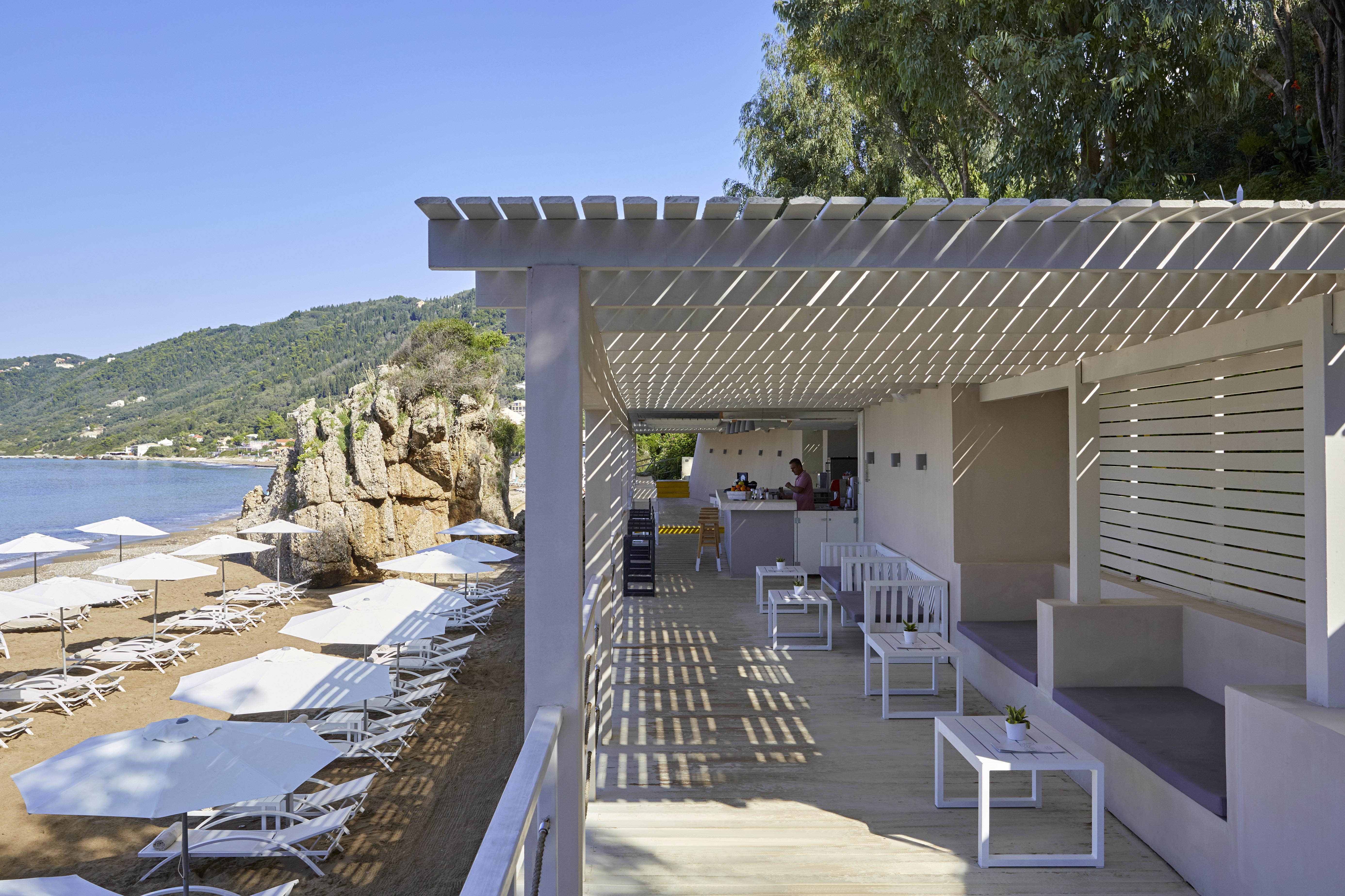 Alkyna Lifestyle Beach Resort Ex La Grotta Verde (Adults Only) Agios Gordios  Ngoại thất bức ảnh Beach bar