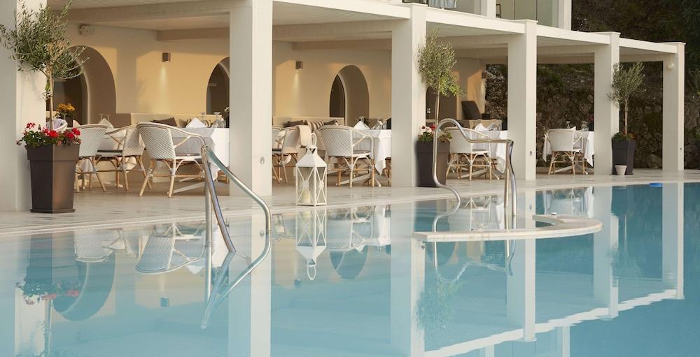 Alkyna Lifestyle Beach Resort Ex La Grotta Verde (Adults Only) Agios Gordios  Ngoại thất bức ảnh The pool at the hotel