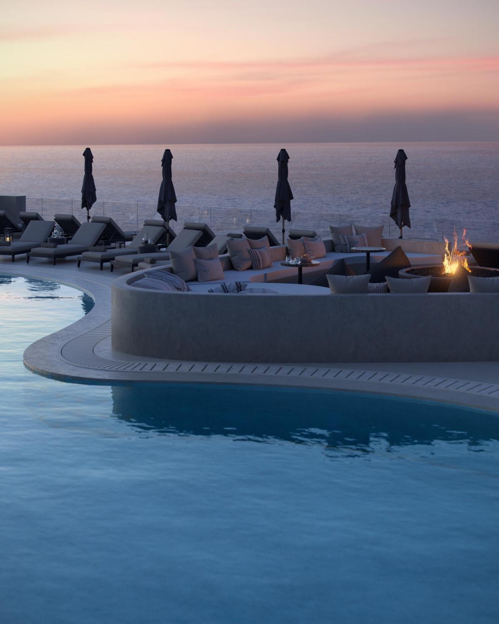 Alkyna Lifestyle Beach Resort Ex La Grotta Verde (Adults Only) Agios Gordios  Ngoại thất bức ảnh The pool at the hotel