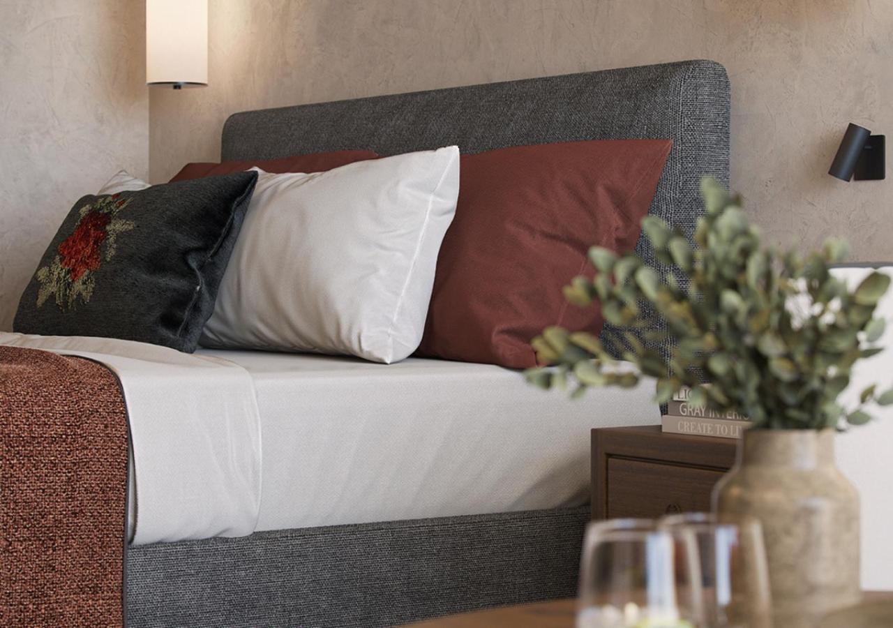 Alkyna Lifestyle Beach Resort Ex La Grotta Verde (Adults Only) Agios Gordios  Ngoại thất bức ảnh A bed with a headboard