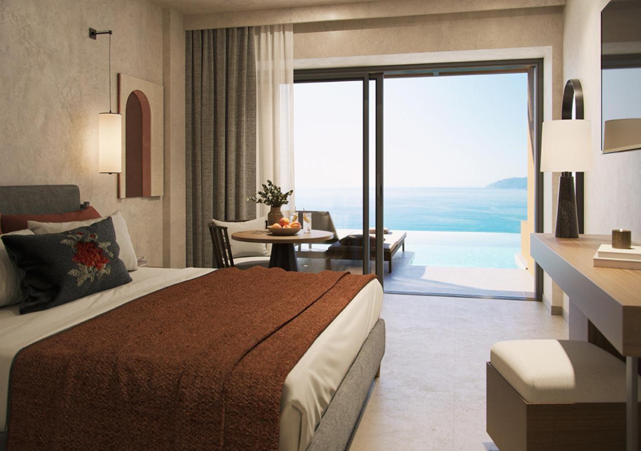 Alkyna Lifestyle Beach Resort Ex La Grotta Verde (Adults Only) Agios Gordios  Ngoại thất bức ảnh Deluxe Seafront Room